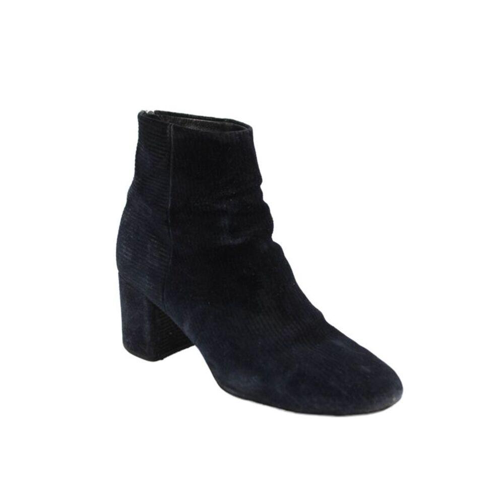 Rag & Bone Womens Suede Corduroy Ankle Boots Navy Blue Size 39 9